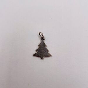 James Avery Sterling Silver Flat Christmas Tree Charm Retired